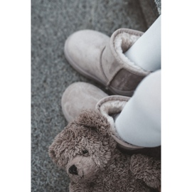 Dječje tople čizme za snijeg svijetlo bež gooby 1