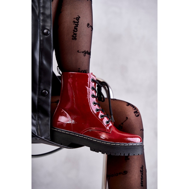 S.Barski Ženske čizme crvene Kognito HY56 crvena 4