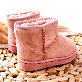 Tople dječje mladenačke čizme za snijeg Pink Gooby 20213-D ružičasta 1
