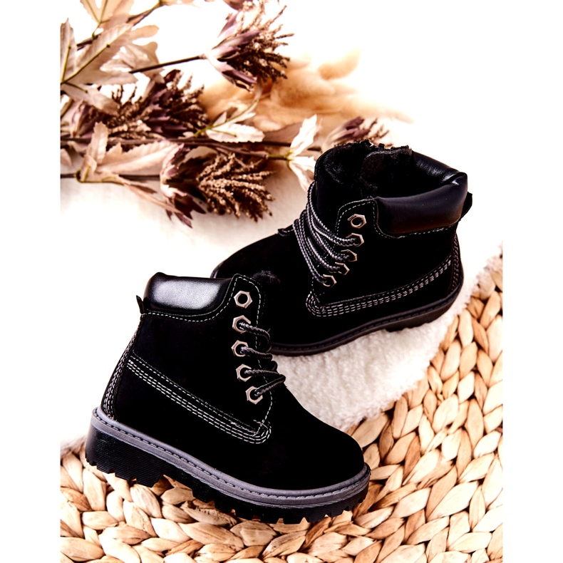 PA1 Dječje Trappers čizme crne Milos H-50A / C crna 2