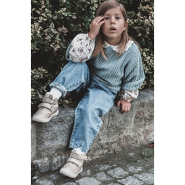 Big Star Dječje tople čizme s velikom zvijezdom na čičak KK374189 Bež-zlatna smeđa 1