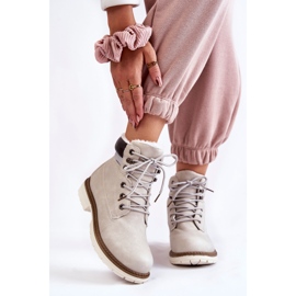 Ženske tople čizme svijetlo sive Lonne siva 1