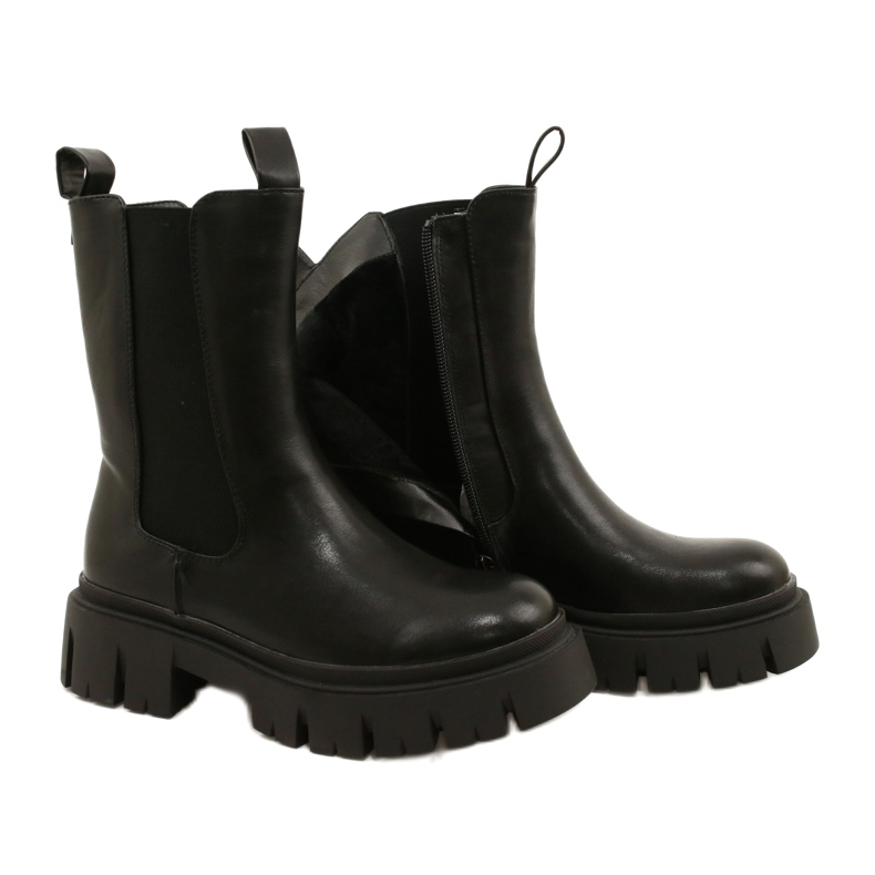 Ženski krzno izolirani radnici Evento 22BT35-5040 Black crna 4