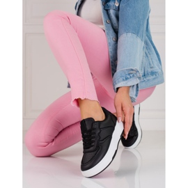 Ženske Shelovet crne tenisice na debelom potplatu crna 1