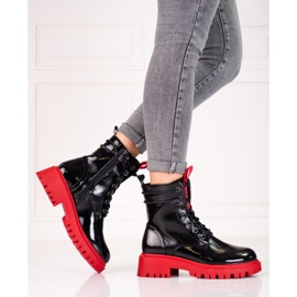 Shelovet ženske radnice s crvenim potplatom crna 1