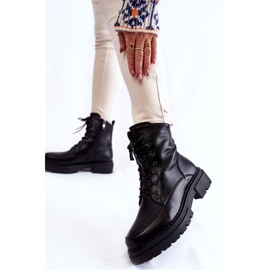 Kožne tople čizme La.Fi 250009B-QN crne crna 2