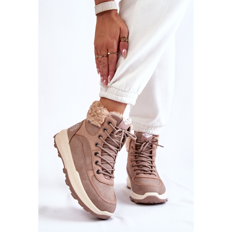 Tople čizme Trappers Lee Cooper LCJ-22-44-1363 Pink ružičasta 1