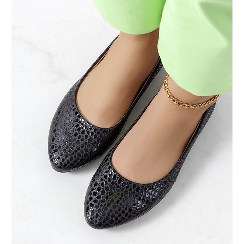 Inna Aquarine crne balerinke crna 2