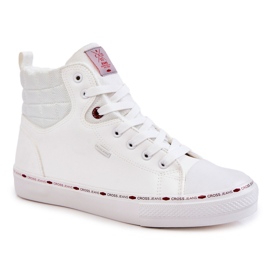 Muške tenisice Visoko izolirane Cross Jeans KK1R4056C Bijele bijela 1