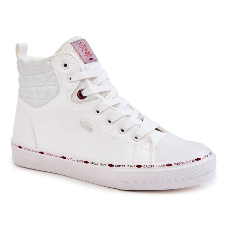 Muške tenisice Visoko izolirane Cross Jeans KK1R4056C Bijele bijela 1