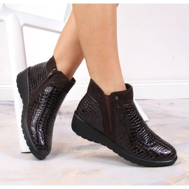 Gležnjače s izoliranim heklanjem T.Sokolski W SCA176B smeđa 1