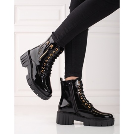 Goodin Moderne hvataljke s ukrasnim patentnim zatvaračima crno 2