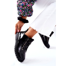 Lakirane cipele Sergio Leone PB210 Crna crno 1