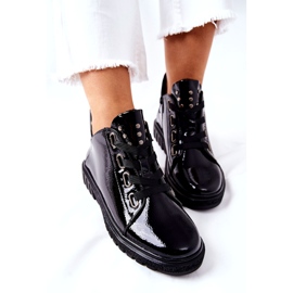 Lakirane cipele Sergio Leone PB210 Crna 3