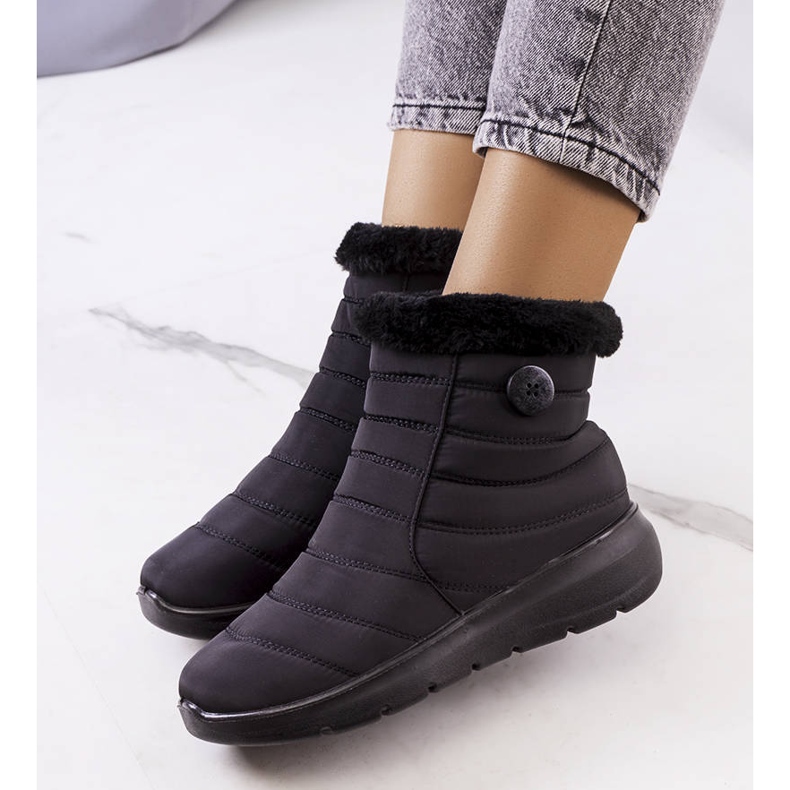 PA1 Prošivene čizme Black Reign crna 2