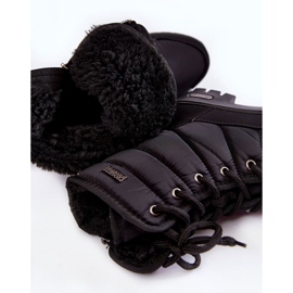 Ženske izolirane čizme za snijeg Progress PROGJ-21-14 Black crno 7