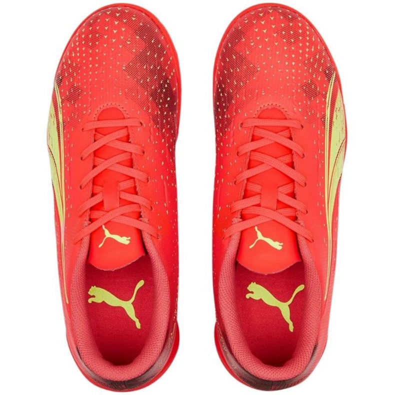 Puma Ultra Play It Jr 106927 03 kopačke crvena naranče i crvene 1