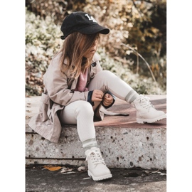 Dječje tople čizme Trappers Dexter svijetlo bež boje 1