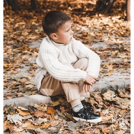 Dječje sportske cipele na vezanje Big Star KK374223 crna 1