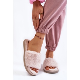 Kućne papuče Papuče s krznom Inblu EK-05-011 Bež 1