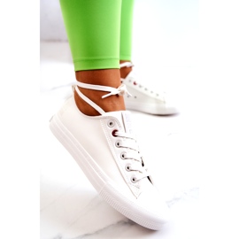 Niske kožne tenisice Big Star JJ274007 Bijele bijela 1