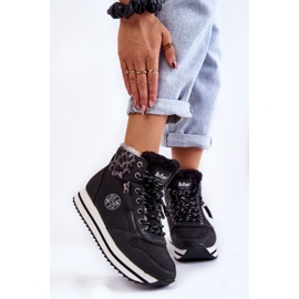 Ženske crne tople čizme Lee Cooper LCJ-22-31-1448 crno 1