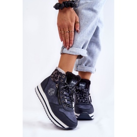 Ženske tople čizme Lee Cooper LCJ-22-31-1450 tamnoplave plava 1