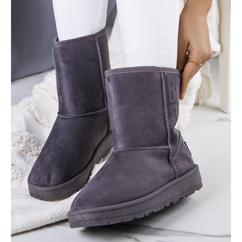 Sive čizme za snijeg Big Star EE274417 siva 2