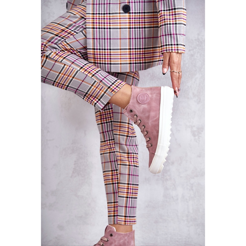 Ženske tenisice Big Star High Warm Pink EE274113 ružičasta 2