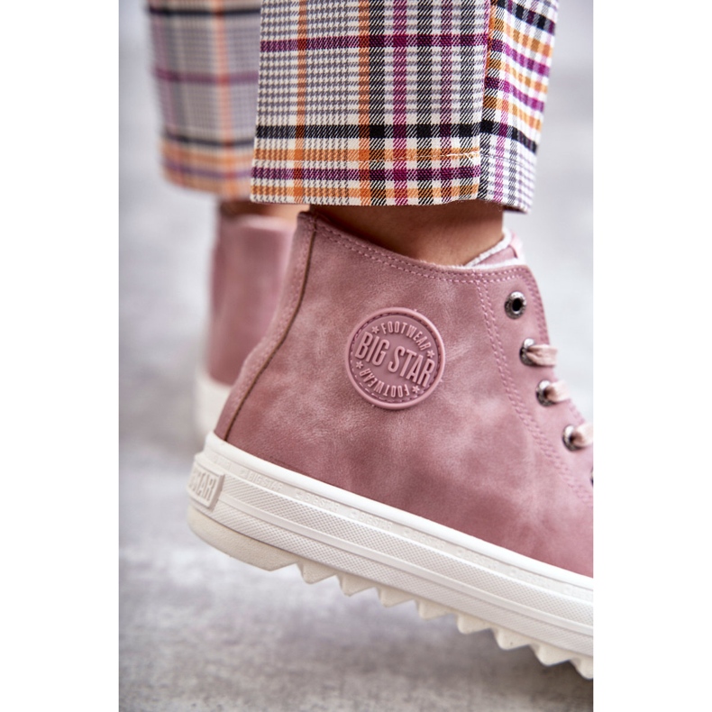 Ženske tenisice Big Star High Warm Pink EE274113 ružičasta 1