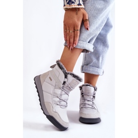 Ženske izolirane čizme za snijeg Cross Jeans KK2R4015C Siva 1