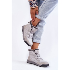 Ženske izolirane čizme za snijeg Cross Jeans KK2R4015C Siva 2