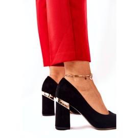 Ženske antilop Lewski pumpe 3117 crne crno 4