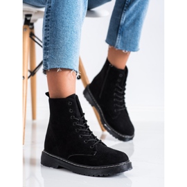 SHELOVET Zamke od toplih antilopa crna 1