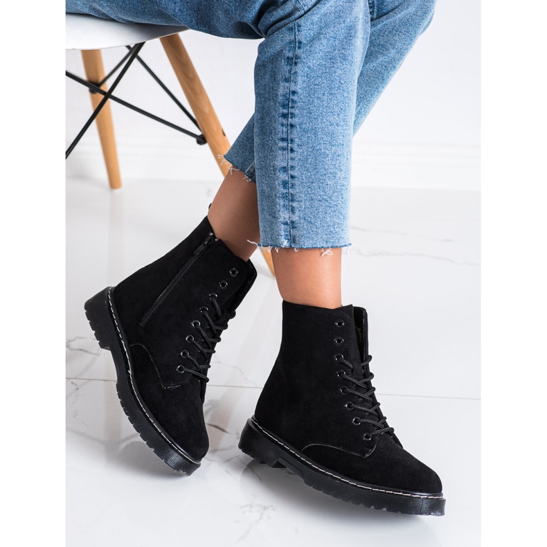 SHELOVET Zamke od toplih antilopa crna 2