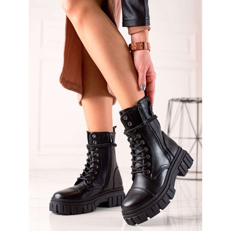 Diamantique Radnici s ukrasnim klizačima crna 1