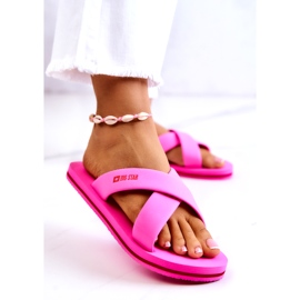 Ženske pjenaste papuče Big Star JJ274A520 Pink ružičasta 1