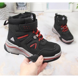 Čizme izolirane ovčjom vunom News Jr EVE383A crno 1