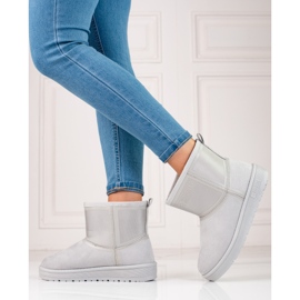 Sive Big Star ženske čizme za snijeg KK274613 siva 1