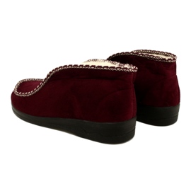 Tople papuče Felt Adanex 17013 Bordo višebojan 3