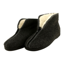 Izolirane papuče od filca Adanex 26844-FBP7FU sive siva 3