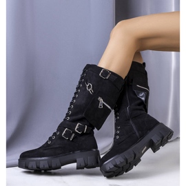 PA1 Crne izolirane čizme s vrećicom Sedin crna 1