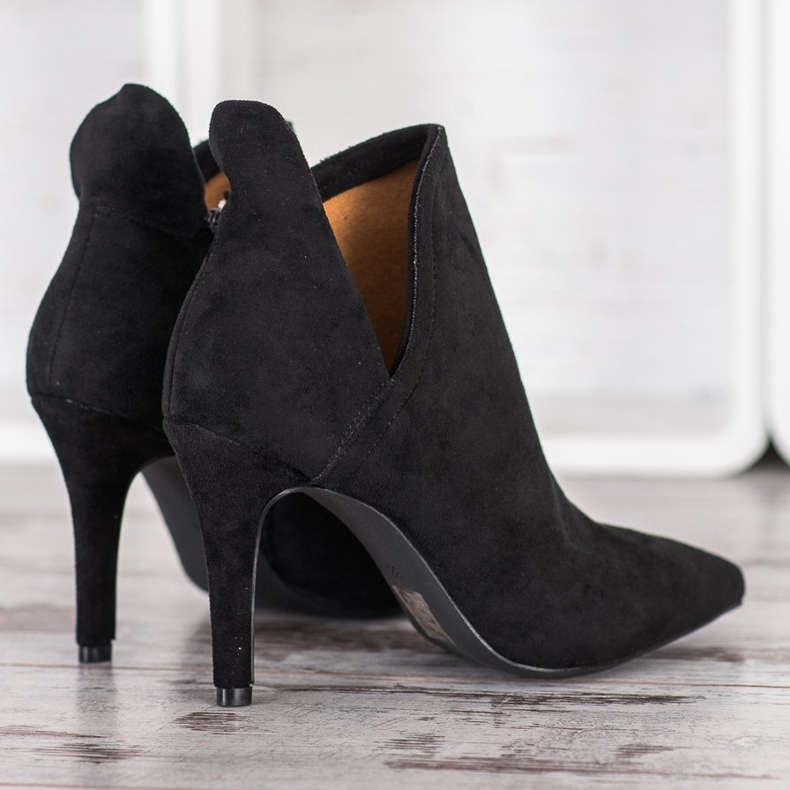 Bella Paris Elegantne čizme na visoku petu crno 1