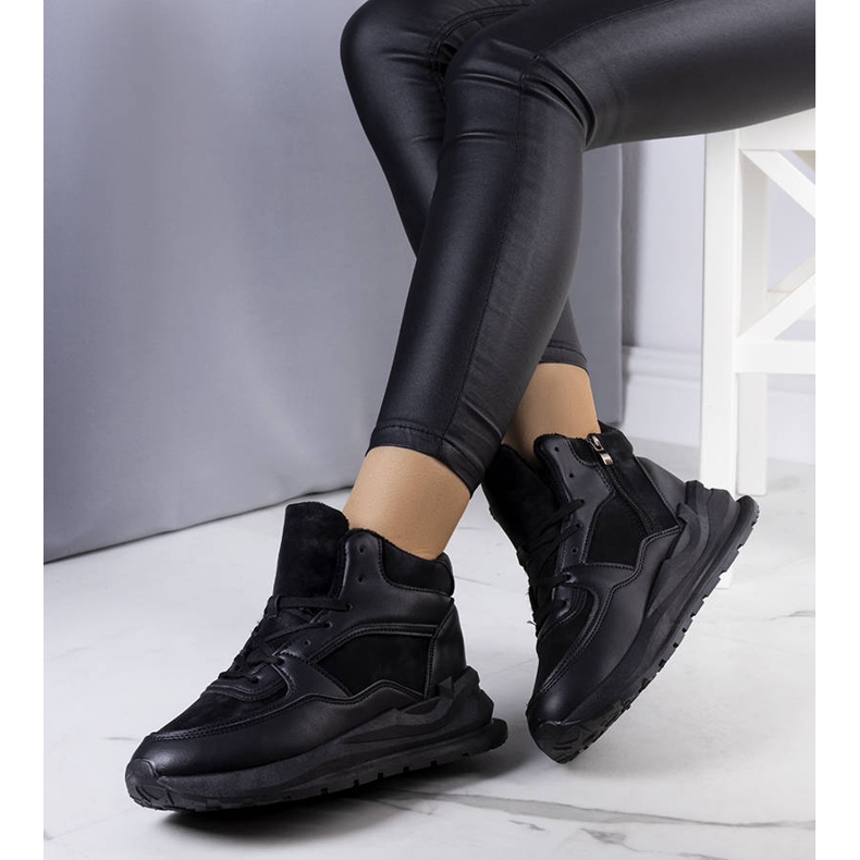 BM Crne izolirane tenisice iz Malverna crno 2