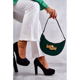 WS1 Klasične cipele od brušene kože na petu crne Soro crna 1