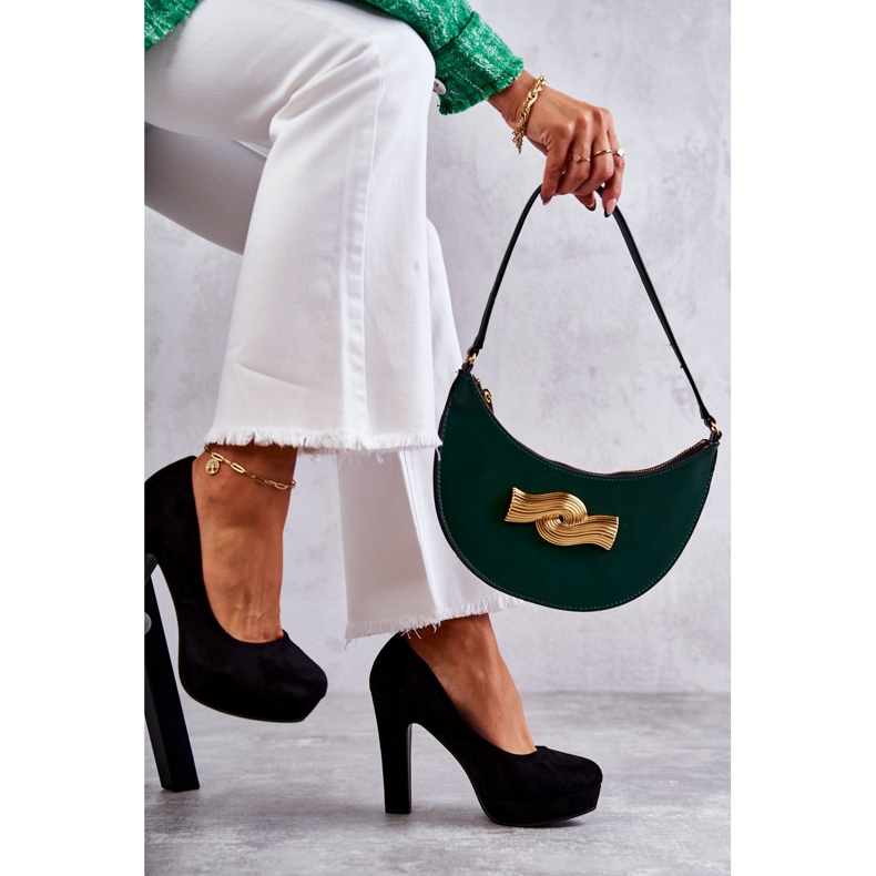 WS1 Klasične cipele od brušene kože na petu crne Soro crno 1