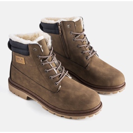 PA1 North smeđe muške izolirane čizme za planinarenje smeđa 1