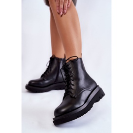 PS1 Ženske crne Leroy tople čizme s patentnim zatvaračem crna 2