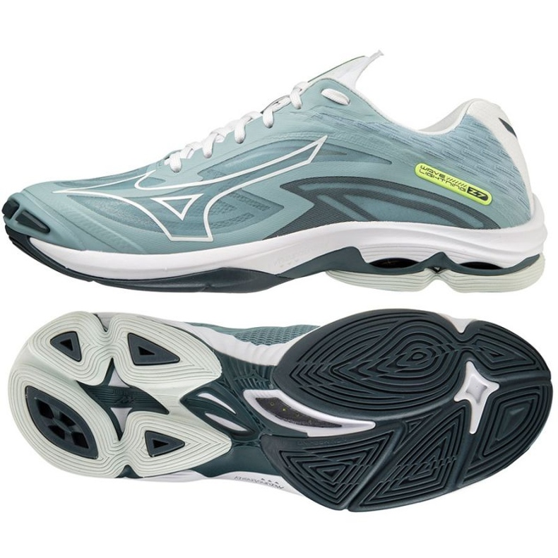 Tenisice za odbojku Mizuno Wave Lightning Z7 M V1GA220038 siva nijanse sive 1