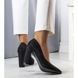 PA1 Crne cipele na Theiss postu crna 1